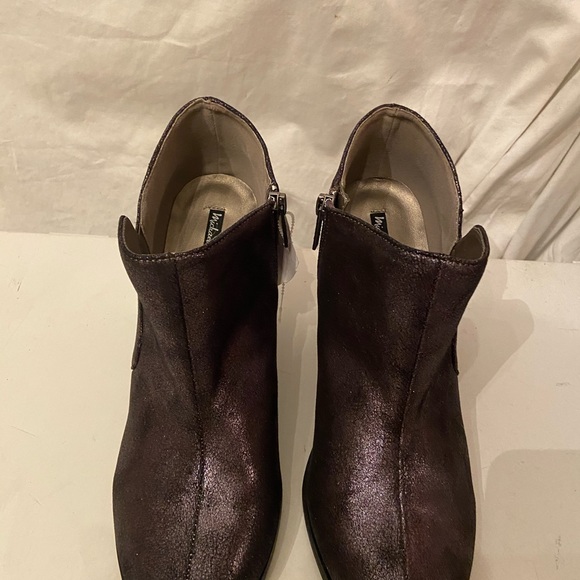 Michael Antonio pewter glimmer ankle  booties NWT - Picture 2 of 8